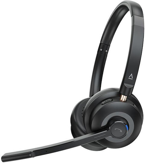 Creative Chat Drahtlos Auf dem Ohr Multimedia-Headsets mit Mikrofon und Verbindung Bluetooth in Schwarz Farbe