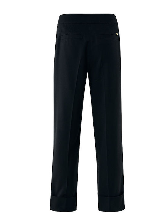 Women's Fabric Trousers Black