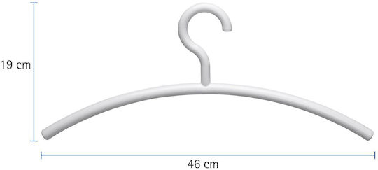 Maul Clothes Hanger White 9451502 5pcs