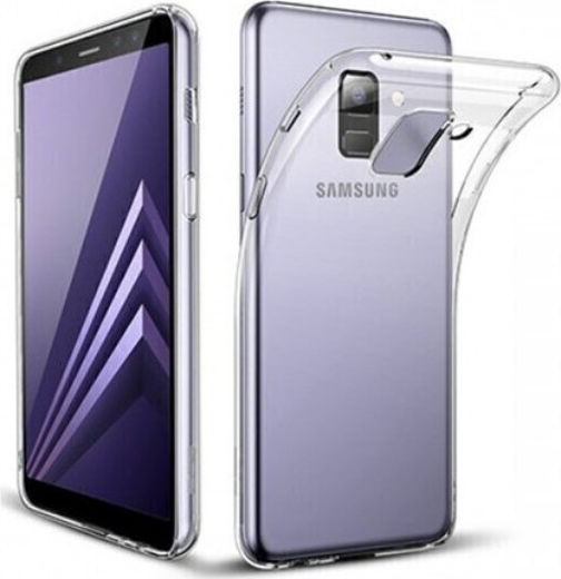 Slim Back Cover Σιλικόνης 1mm Διάφανο (Galaxy A6 2018)