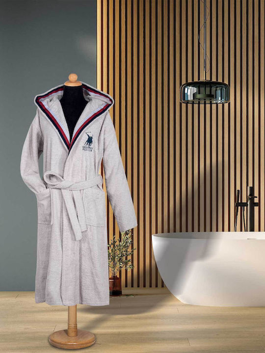 Greenwich Polo Club Essential 3062 Μπουρνούζι με Κουκούλα 420gr/m²