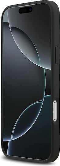 Mercedes-Benz Smooth Umschlag Rückseite Leder Schwarz (iPhone 17 Pro Max)