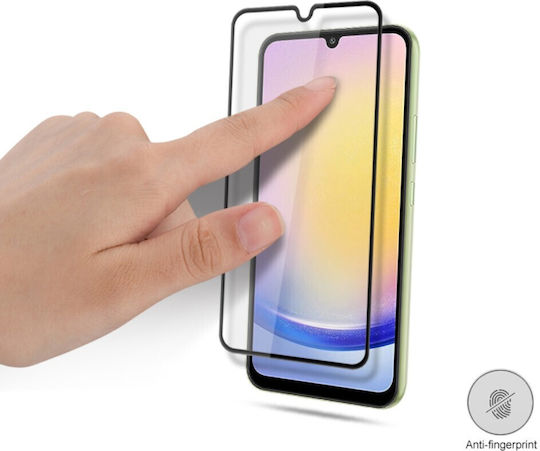Пълно лепило Закалено стъкло за цялото лице Черен (Galaxy A25 5G)
