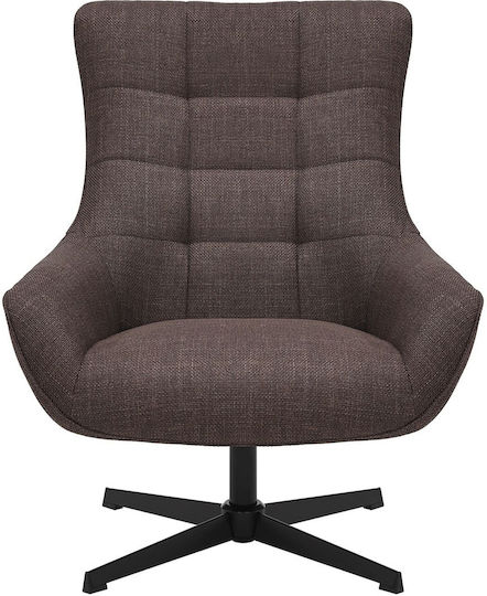 Πολυθρόνα Twin 83x89x99cm Καφέ Πολυθρόνα Twin 83x89x99cm Καφέ