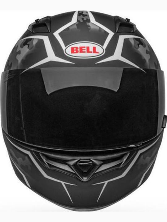 Bell Qualifier Stealth Camo Matte Black/White Κράνος Μηχανής Full Face DOT / ECE 22.05 1527gr