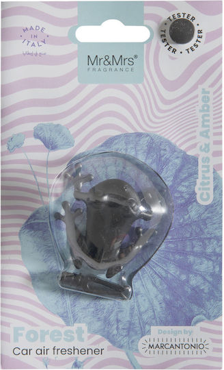 Mr & Mrs Fragrance Ароматизатор Въздушен отвор за кола Frog Black Bergamot & Iris 1бр