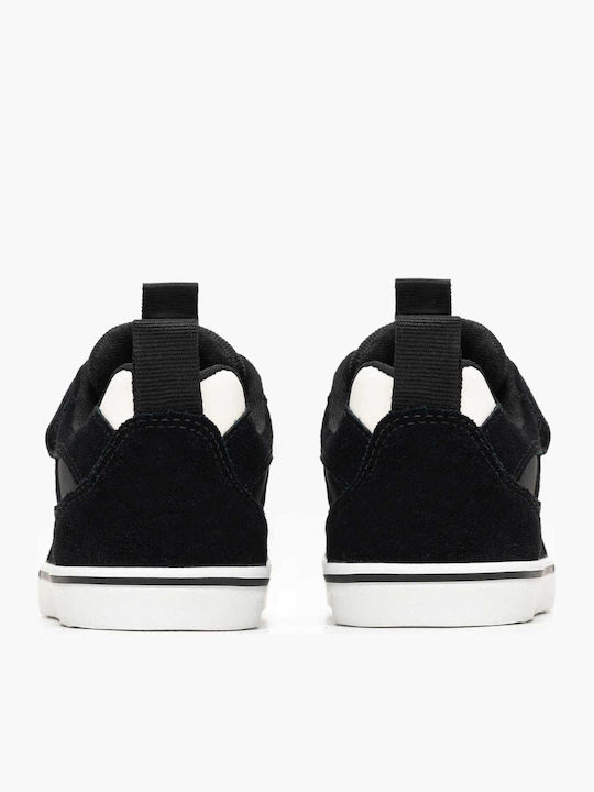 Kinder Sneaker mit Bügel- und Schleifenverschluss Schwarz