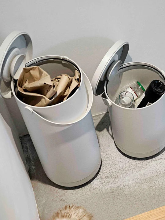 Zone Denmark Kunststoff Badezimmer Mülleimer 22Es Gray