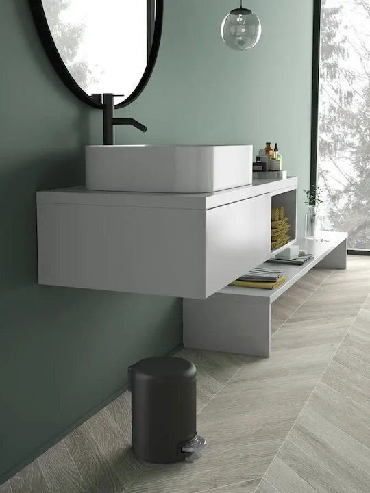 Gedy Inox Bathroom Basket 3lt Black