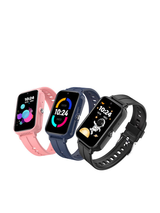 Nubki Smartwatch Pentru Copii 4G Cu GPS Și Cameră Negru