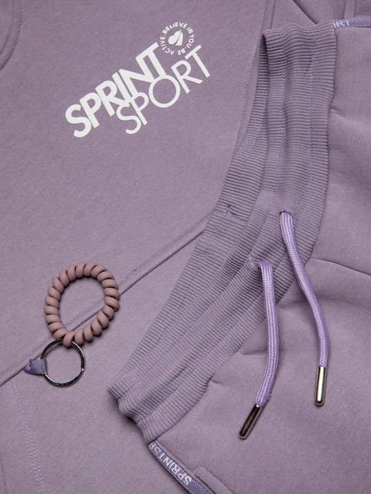 Kinder Sweatpants Set - Jogginganzug Lilac Grey 2Stück