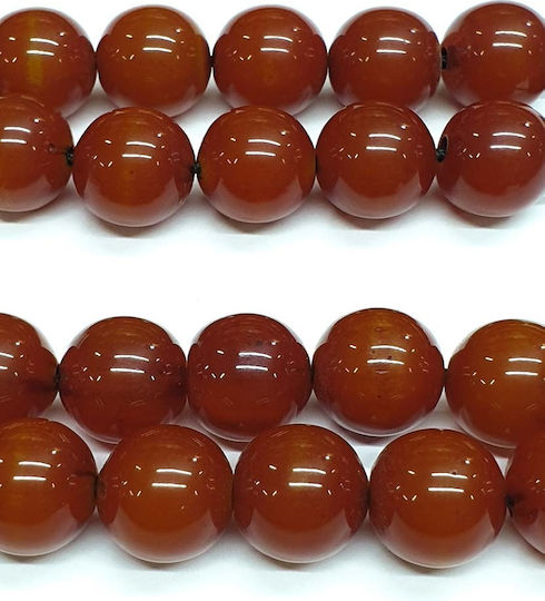 Roloi Komboloi Mastic Worry Beads with 23 Beads Honey 32cm