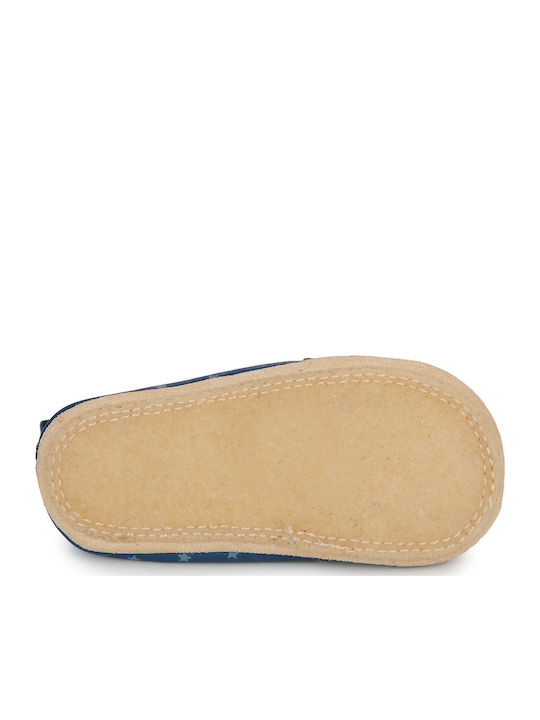 Bonton Baby Hausschuhe Blau