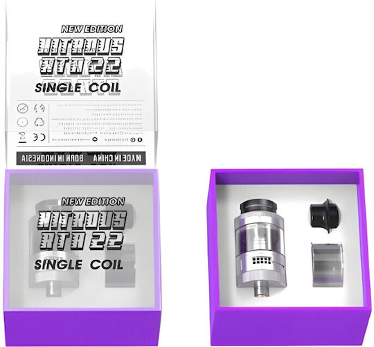 Damn Vape Nitrous RTA Neue Edition 2025 22 mm Schwarzes