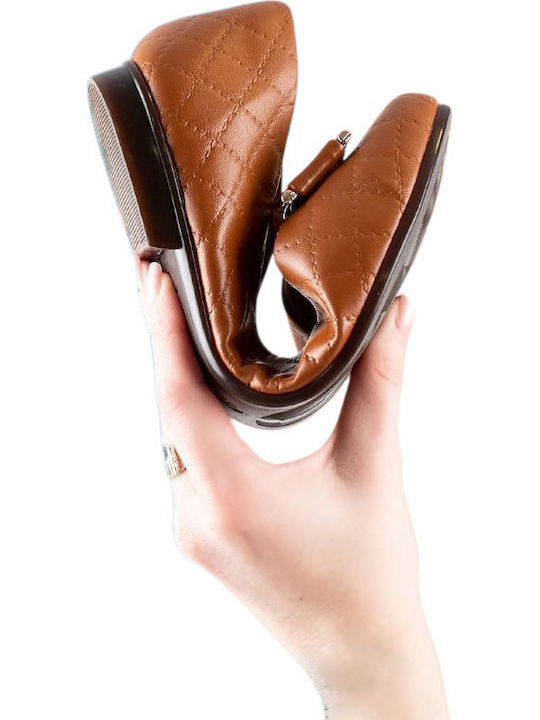 Damen Ballerinas Braune