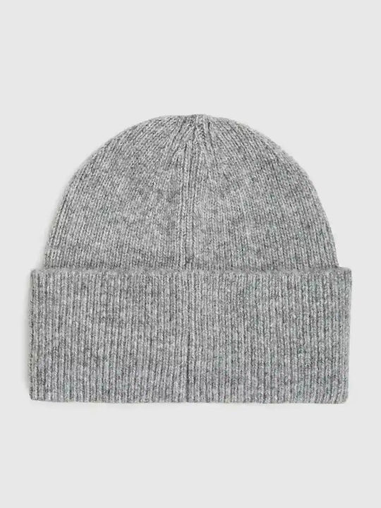 Beanie Γυναικείος Σκούφος Πλεκτός σε Γκρι χρώμα