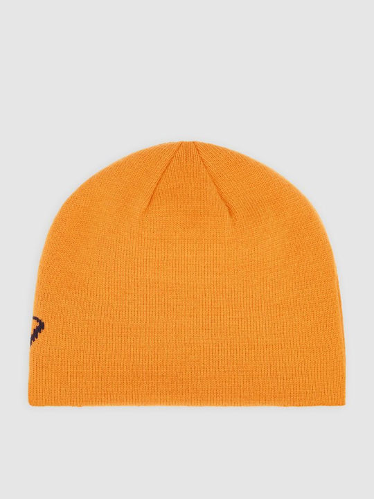 Beanie Ανδρικός Σκούφος Πλεκτός σε Πορτοκαλί χρώμα