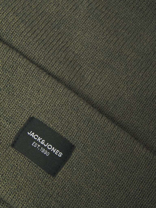 Beanie Ανδρικός Σκούφος Πλεκτός σε Πράσινο χρώμα