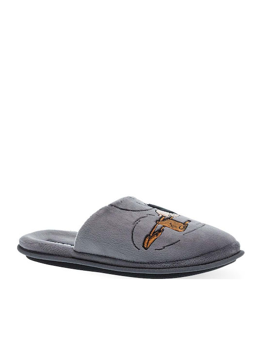 Popeye 10132078 Men's Slipper Gray
