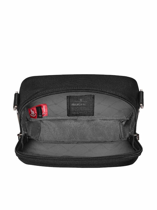 Mythic Compact Lederne Herren Tasche Schulter / Crossbody Schwarze