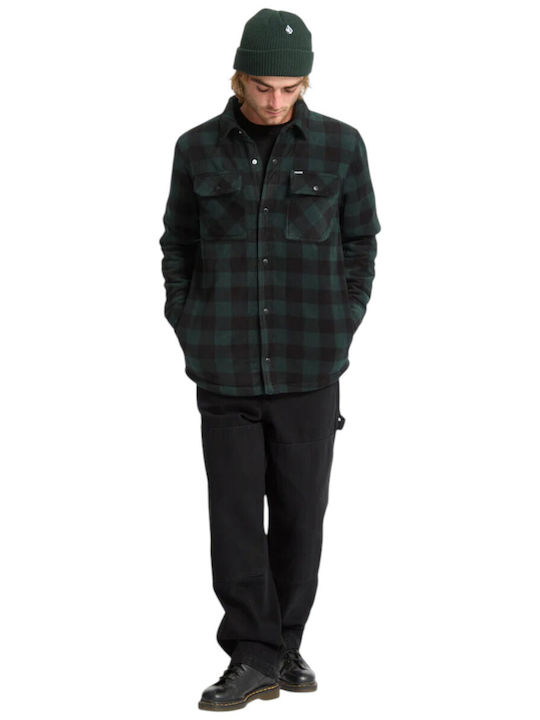 Bowered Fleece Μακρυμάνικo Overshirt Scarab