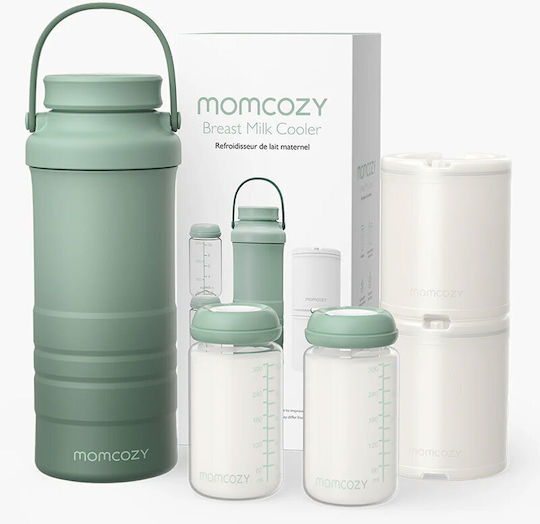 Momcozy Portable Breast Milk Cooler Φορητό Ψυγείο Μητρικού Γάλακτος 650ml Green