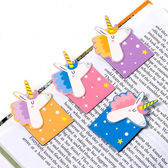 Set 4 Magnetische Lesezeichen Unicorn