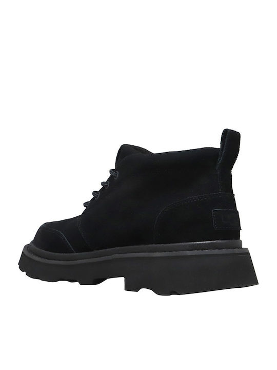 Leather Black Men's Boots