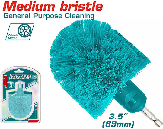 Total Professional Drill Cleaning Brush 1/4" Φ-90mm Medium Tacm1360