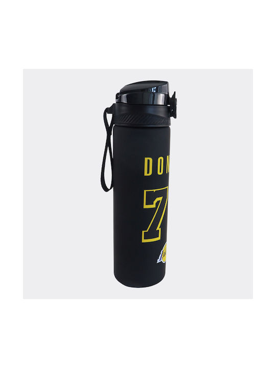 Back Me Up Παγούρι Πλαστικό 700ml Μαύρο