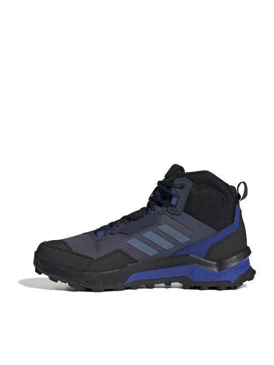 adidas Terrex Ax4 Mid Gtx Men's Hiking Boots Waterproof with Gore-Tex Membrane Blue