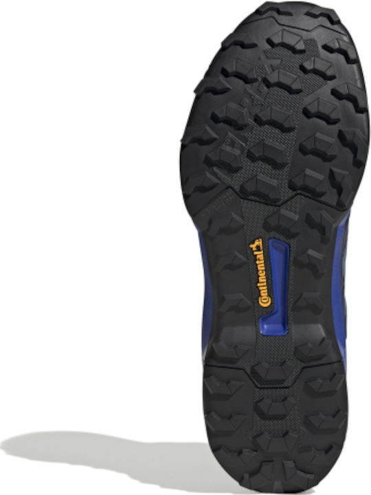 adidas Terrex Ax4 Mid Gtx Men's Hiking Boots Waterproof with Gore-Tex Membrane Blue