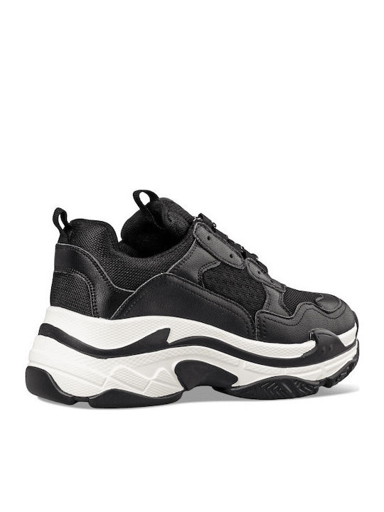 Damen Chunky Sneakers Schwarz