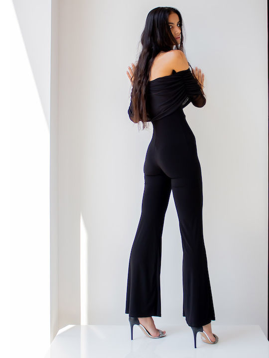 Damen Einteiler Anzug Black