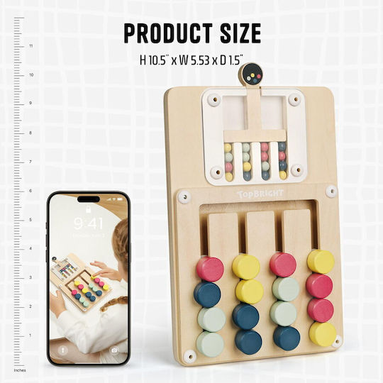 Topbright Educational Game Knowledge made of Wood for 3+ years Years Old