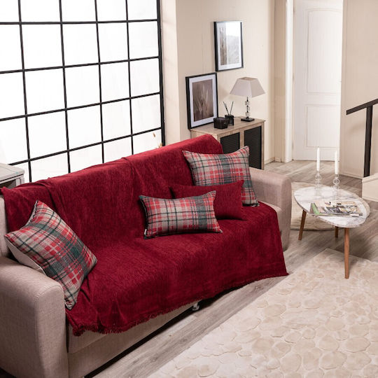 Teoran Basic Armchair Throw Chenille 180x150cm