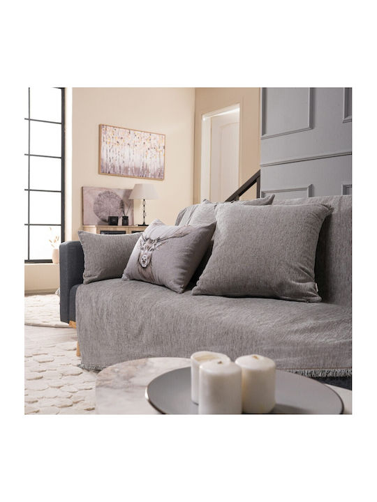 Teoran Basic Armchair Chenille Throw 180x150cm 07