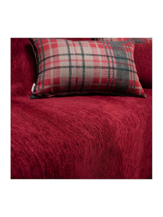 Teoran Basic Three-Seater Sofa Throw Chenille 180x300cm 10