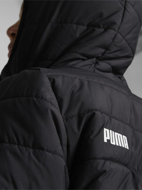 Kids' Sports Jacket Short with Hood Black