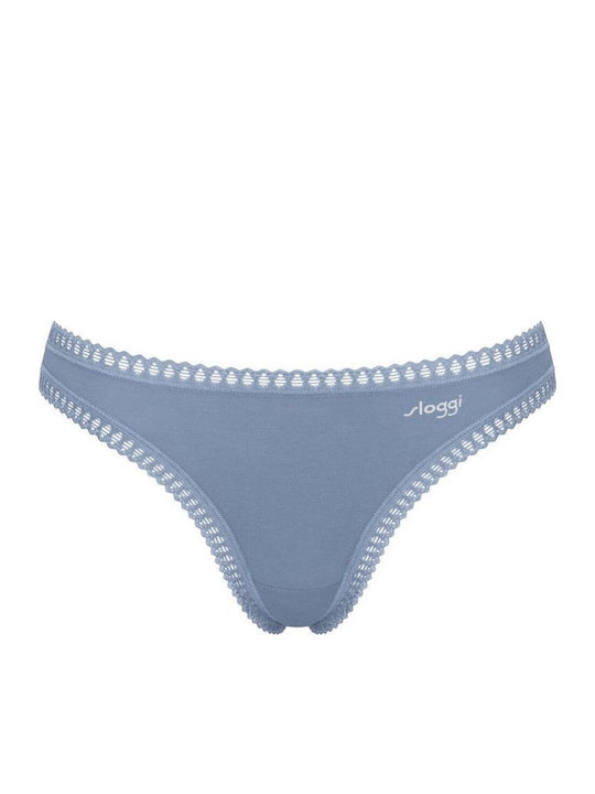 Βαμβακερά Damen Zeichenfolge 3Pack Blue
