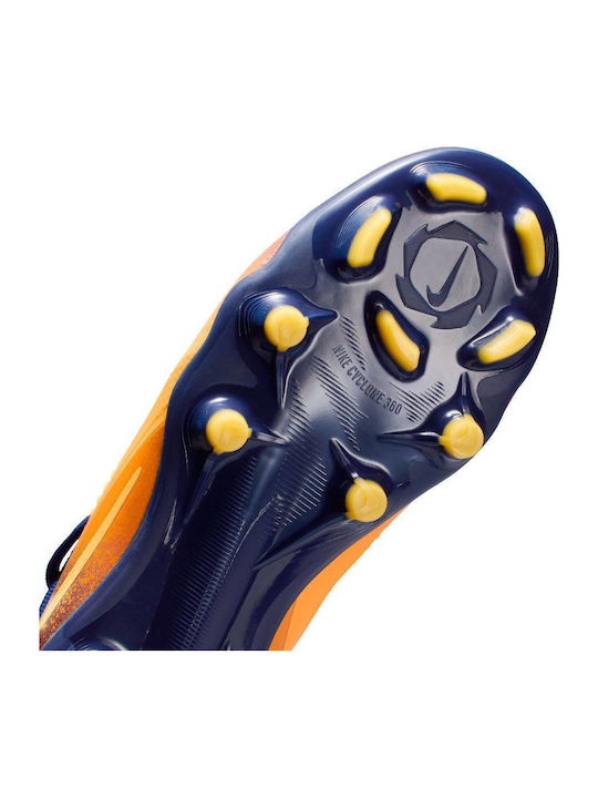 Phantom 6 Low Pro Erling Haaland MG HQ2047 800 Kids Soccer Cleats Molded Laser Orange Blue Void Lemon Venom