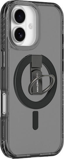 AmazingThing Titan Pro Grip Ring Back Cover Μαύρο (iPhone 17)