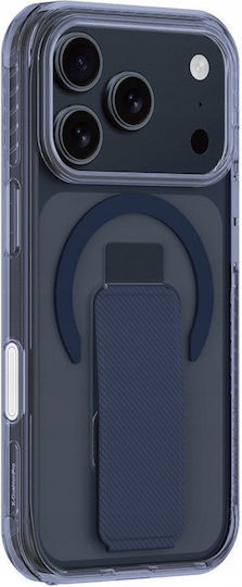 AmazingThing Titan Pro Holder Back Cover Leather Blue (iPhone 17 Pro Max)
