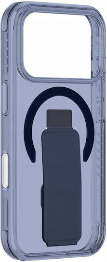 AmazingThing Titan Pro Holder Back Cover Leather Blue (iPhone 17 Pro Max)