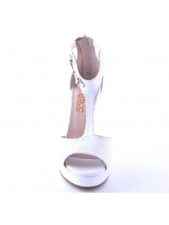 Sandalen Weiß