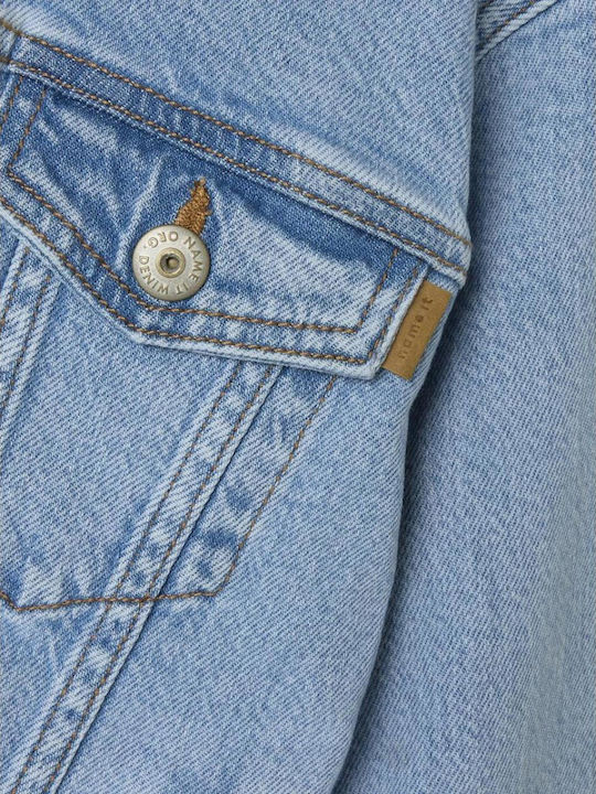 Geacă Denim Pentru Copii Albastru Deschis