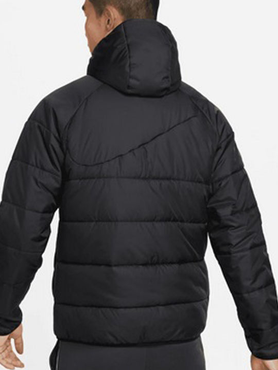 Kids' Sports Jacket Short with Hood Black Academy Pro