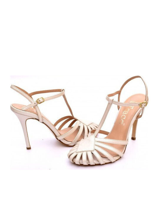 Sandalen Beige