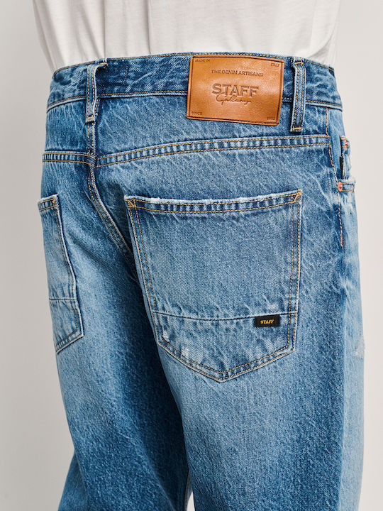 Martin Herren Jeanshose mit Regulär Gerade Anwendung Blau