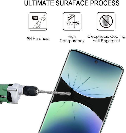 Tempered Glass Black (Redmi Note 14 Pro 5G / 14 Pro+ / Poco X7)